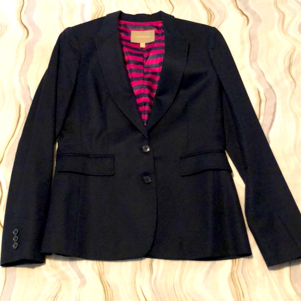 Banana Republic Navy 2-Button Blazer